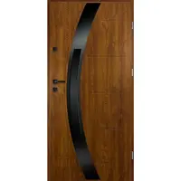 Dvere vchodové Selene 80P zlatý dub