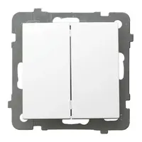 Vypínač biely 59SE ŁP-10G/m