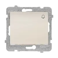 Vypínač zvonček s podsvietením Sigma  ŁP-6DS/M.JB