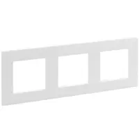 Rámček trojitý biely