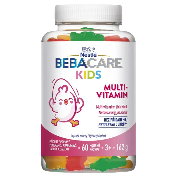 NESTLÉ BEBA BEBACARE Kids MULTIVITAMIN gummies 60 ks