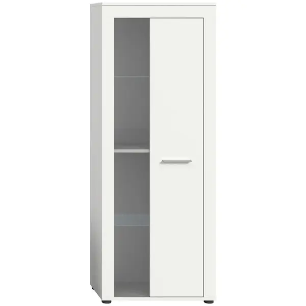 MID.YOU VITRÍNA, bílá, 60/159/35 cm
