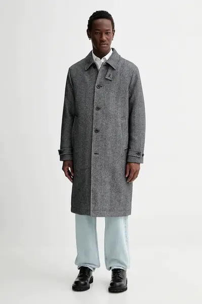 Kabát s prímesou vlny Calvin Klein