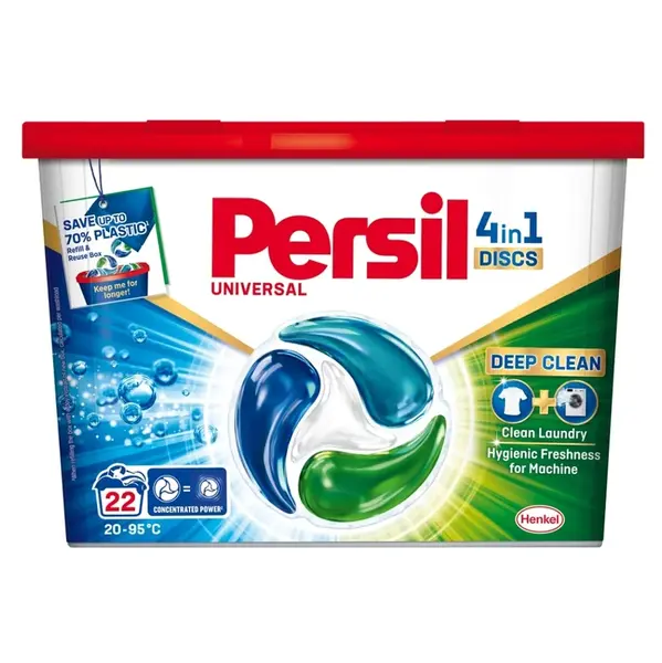 PERSIL Kapsuly na pranie 4 v 1 Discs Universal 22 pranie