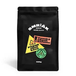 Káva Smrťák (Zmes robusta) - "SILNÝ" 500g