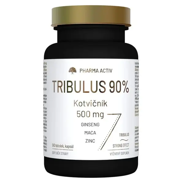 PHARMA ACTIV Tribulus 90% kotvičník 500 mg 90 kapsúl