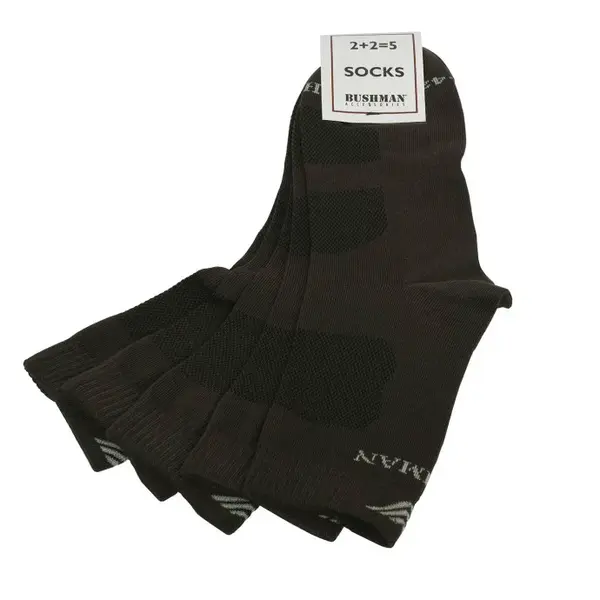 Bushman ponožky Prost Set 2,5 hnedé 39-42