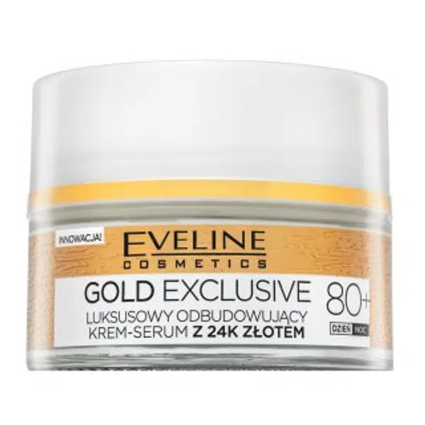Eveline Gold Exclusive Luxurious Regenerating Cream Serum 80+ pleťový krém pre zrelú pleť 50 ml