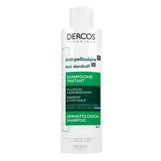 Vichy Dercos Anti-Dadruff Advanced Action Shampoo čistiaci šampón proti lupinám pre normálne až mastné vlasy 200 ml