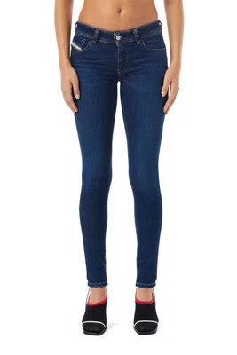 Diesel Jeans - 2018 SLANDY-LOW L.32 TROU blue