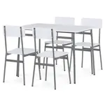 Jedálenský set Autronic Biela MDF AUT-O2156 WT