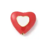 Brass Enamel Beads