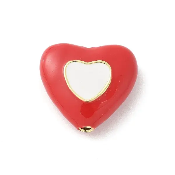 Brass Enamel Beads