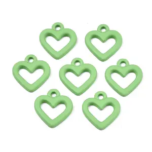 Spray Painted Alloy Charms