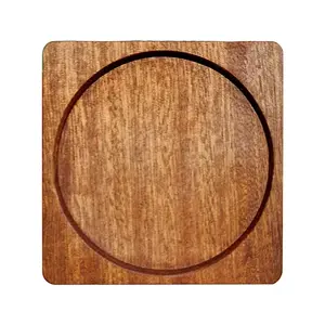 1Pc Beech Wood Cup Mats