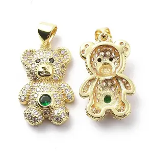 Brass Cubic Zirconia Pendants