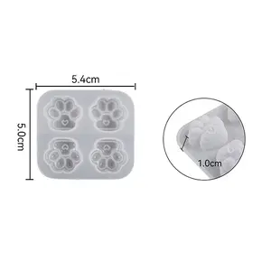 DIY Cat Paw Prints Fondant Silicone Molds