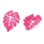 Spray Painted Iron Stud Earring Findings
