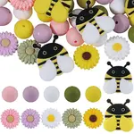 59pcs 12 Styles Silicone Beads