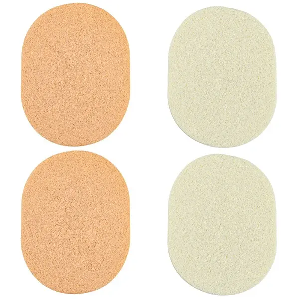 4Pcs 2 Colors PVA Sponge Makeup Powder Puff