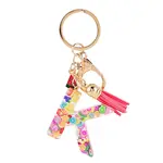 Fruit Series Letter Resin Keychains