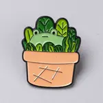 Potted Plant Enamel Pins