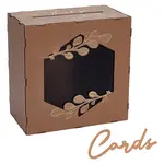Wooden Wedding Card Storage Boxes with Visible Acrylic Window