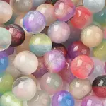 Two Tone Transparent Resin Beads