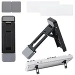 2Pcs Alloy Foldable Keyboard Riser Stand for Desk