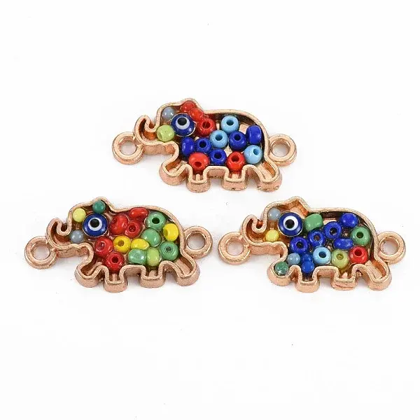 Alloy Enamel Links Connectors