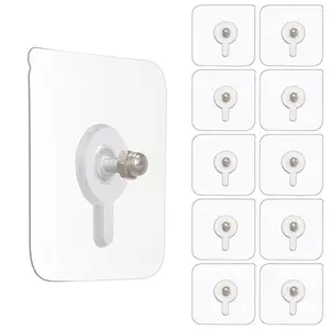 36Pcs Acrylic Traceless Hook Hangers