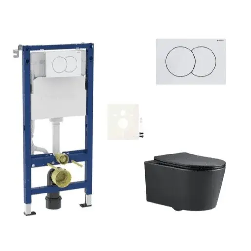 Závesný WC set SAT Brevis do ľahkých stien / predstenová SIKOGESBREBLD01