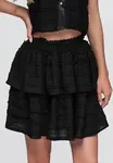 Ombre flared mini sukně