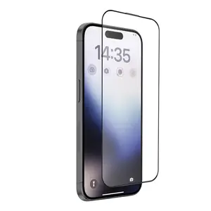 MG Full Glue matné ochranné sklo na iPhone 13 Pro Max, čierne