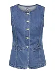 ONLY Vesta 'ONLGIULINA'  modrá denim
