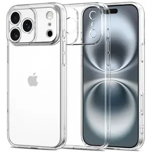 Tech-Protect FlexAir kryt na iPhone 17 Pro Max, priesvitný