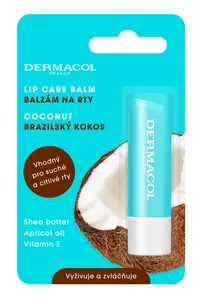 DERMACOL Výživný balzam na pery, kokos