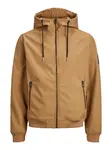 JACK & JONES Prechodná bunda  svetlohnedá / čierna