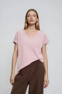 Dámské triko Marisse DUSTY PINK