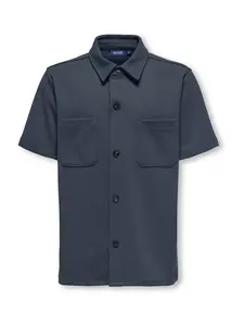 Only & Sons Junior Košeľa 'OSJNew Kodyl'  tmavomodrá