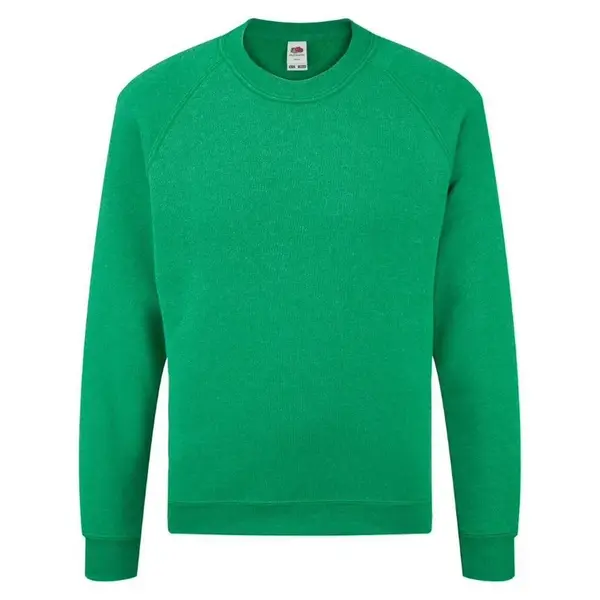 Zielona bluza dziecięca Raglan Sweat Fruit of the Loom