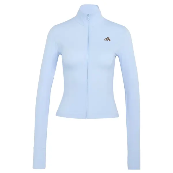 ADIDAS PERFORMANCE Športová bunda 'Studio'  modrosivá / čierna