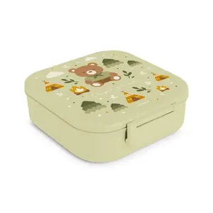 Miniland - Veľký desiatový box a obedár Explorer 1200 ml, Medvede