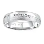 Silvego Snubný strieborný prsteň Presley pre ženy QRZLP012W 47 mm