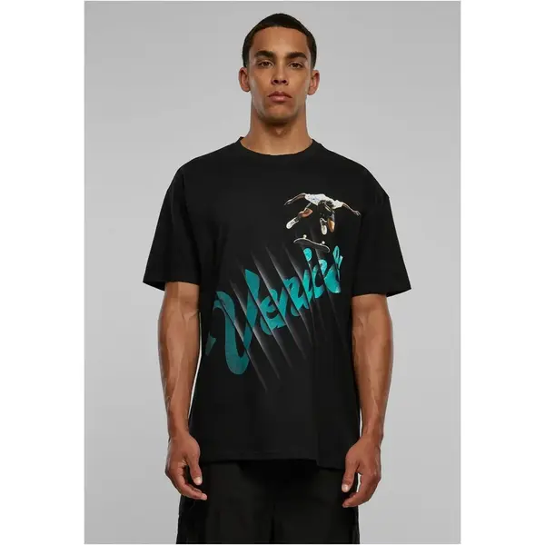 Oversize tričko Venice černé