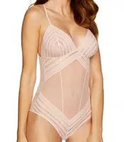 Dámské elegantní body Luna - béžová