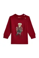 Detské bavlnené tričko s dlhým rukávom Polo Ralph Lauren