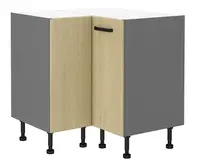 Spodní rohová skříňka Scandi 90x90 DN 1F BB Barva korpusu: Antracit, Barva dvířek: Jodelka Scandi