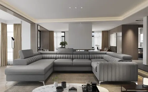 Sedací souprava Louis Provedení: Levá U, látka: Flores 5