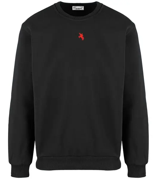 Pri Men's warm sweatshirt with ozodbone embroidery